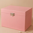 Pink Musical Jewellery Box Closed