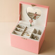 Pink Musical Jewellery Box Filled With Children's Jewellery