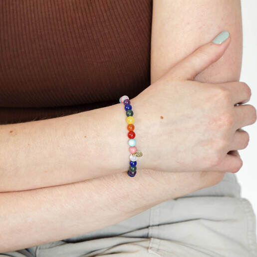 Rainbow Chakra Beads Adjustable String Bracelets 1 Bracelet