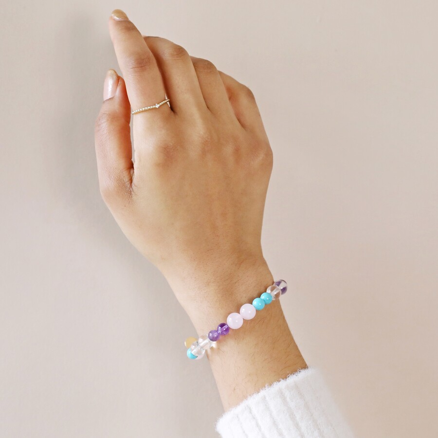 Sugilite Bracelet for positive energy & Clarity – Nazima Agate