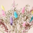 Close Up of Colourful Florals in Birthday Colourful Dried Flower Bunch