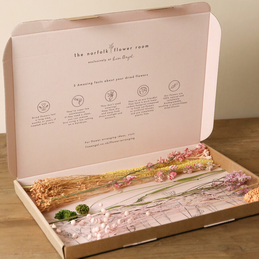 Spring Meadow Dried Flower Letterbox Bouquet Lisa Angel