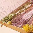 Half of Florals in Long Stem Bright Dried Flower Letterbox Bouquet