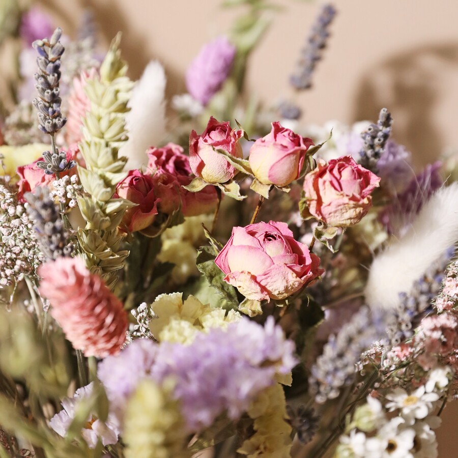 Luxury Pastel Dried Flower Bouquet Lisa Angel