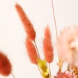 Close Up of Pink Bunny Tails From Mum Yellow and Pink Small Dried Flower Bouquet