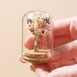 Model Holds Small Dried Flower Offcut Glass Dome