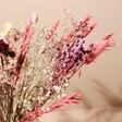 Close Up of Blooms from Vintage Valentine's Cut Dried Flowers Letterbox Gift