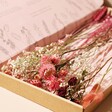 Vintage Valentine's Cut Dried Flowers Letterbox Gift in Box