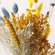 Close Up of Stems in the Yellow and Blue Dried Flowers Letterbox Gift
