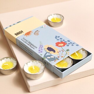 Hana Blossom Daisy Flower Scented Tealights