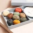 Hana Blossom Wellness Pebble Soaps Close Up in Box