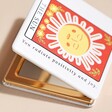 Close Up of The Sun Tarot Card Compact Mirror