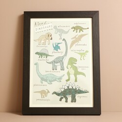Dose of Dinosaurs A4 Framed Print