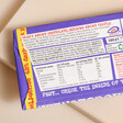 Back of Tony's Chocolonely Dark Milk Chocolate Pretzel and Toffee Bar Showing Ingredients 