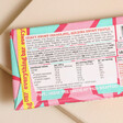Back of Tony's Chocolonely Milk Chocolate Everything Bar showing ingredients
