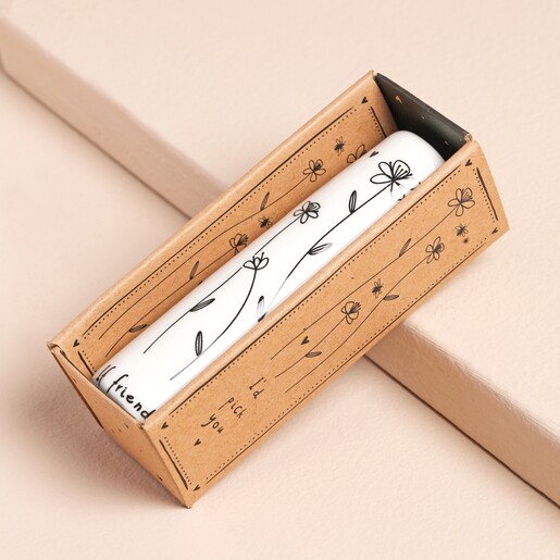 Tiny If Friends Were Flowers Ceramic Bud Vase in Box