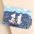 House of Disaster Moomin Lotus Card Holder on top of beige coloured backdrop