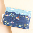 House of Disaster Moomin Lotus Card Holder against neutral coloured backdrop