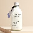 Fikkerts For Life Lavender and Geranium Bath Salts on top of beige coloured surface