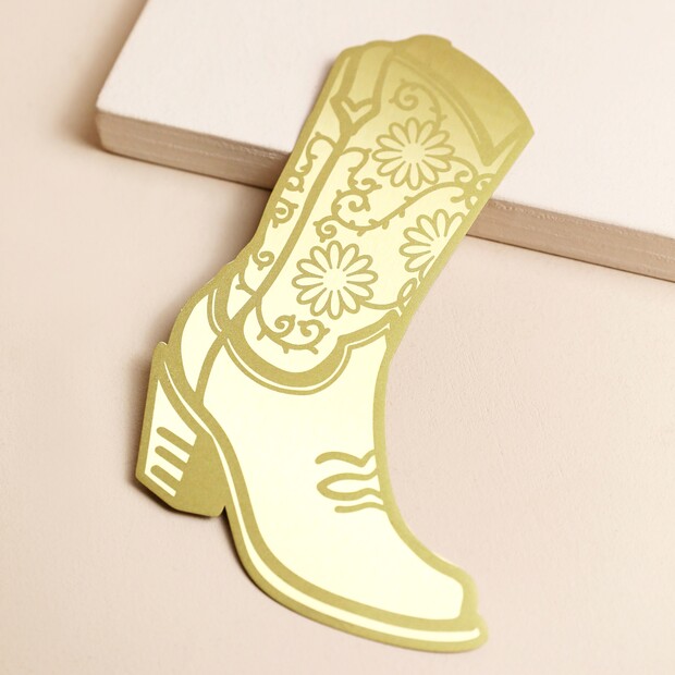 Designworks Ink Cowboy Boot Metal Bookmark Designworks Ink Cowboy Boot Metal Bookmark