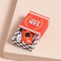 Tiny Matchbox Ceramic Racing Car Token
