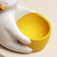 Close Up of Bowl on Ceramic Bear Hug Egg Cup