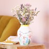 Better With Flowers Floral Ceramic Quote Vase in Lifestyle shot