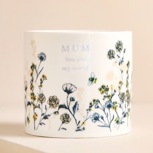 Mum Floral Mini Planter, Home Accessories