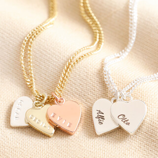 Personalised Mixed Metal Heart Bracelet