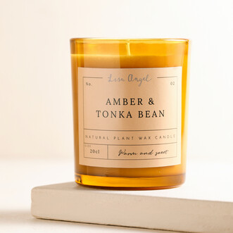 Amber and Tonka Bean Jar Candle