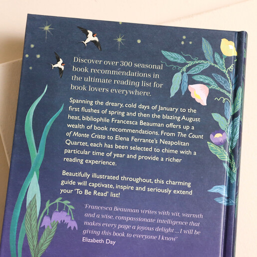 Blurb of The Literary Almanac: A Year of Seasonal Reading Book