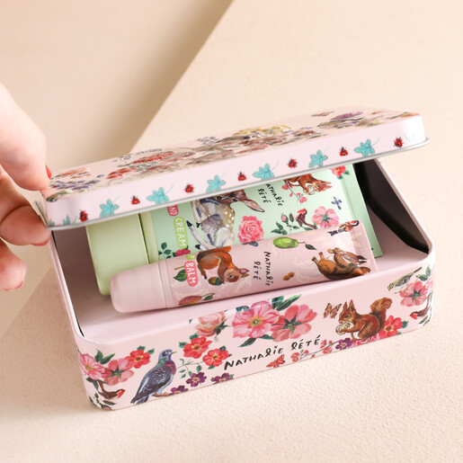 Model Opening Heathcote & Ivory Nathalie Lete Forest Folk Hand and Lip Tin