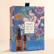 Heathcote & Ivory William Morris at Home Essential Sleep Duo inside of packaging aginst neutral backdrop