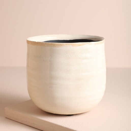 Ivyline Ivory Medium Planter