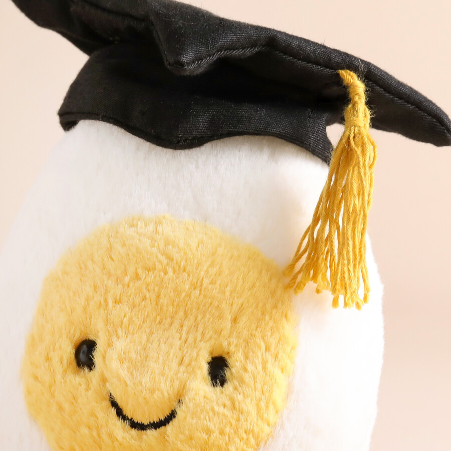 Amuseables Boiled Egg Graduation Soft Toy | Jellycat | Lisa Angel