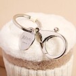 Close up of clip on Jellycat Amuseable Coffee-To-Go Bag Charm