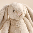 Close Up of Face on Jellycat Small Bashful Beige Bunny Soft Toy