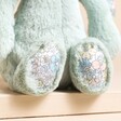 Close up of feet on Jellycat Blossom Sage Bunny Little Soft Toy