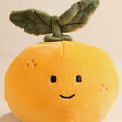 Close up of face on Jellycat Fabulous Fruit Orange Soft Toy