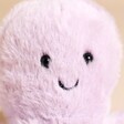 Close up of face on Jellycat Fluffy Octopus Soft Toy