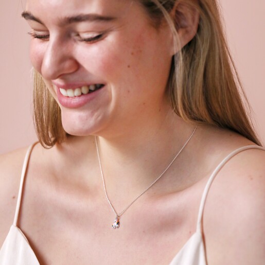 Sterling Silver Petite Enameled Unicorn Earrings – Symmetry Inc