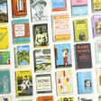 Close up of books on Classic Paperbacks 1000 Piece Jigsaw Puzzle