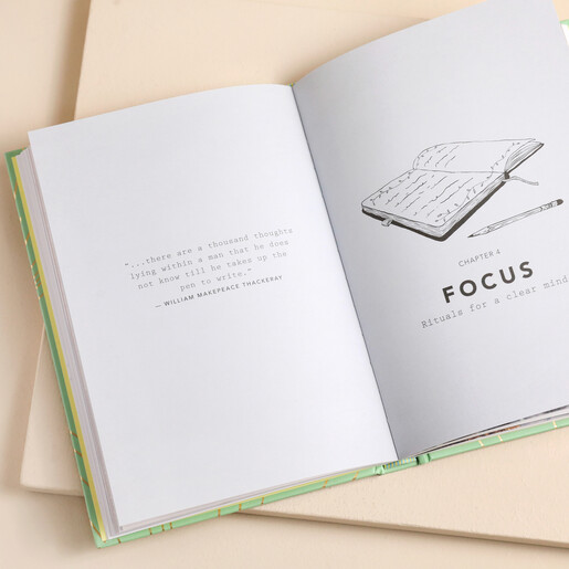 Quote page inside Good Mornings: Morning Rituals for Wellness Book