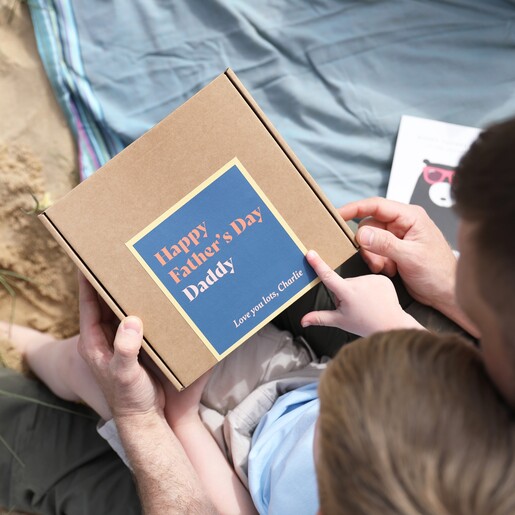 Happy Father's Day Daddy Men's Build Your Own Gift Hamper with Father & Son Models