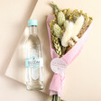 Gin and Posy from Gin Dried Flower Posy Letterbox Gift out of packaging on neutral backdrop