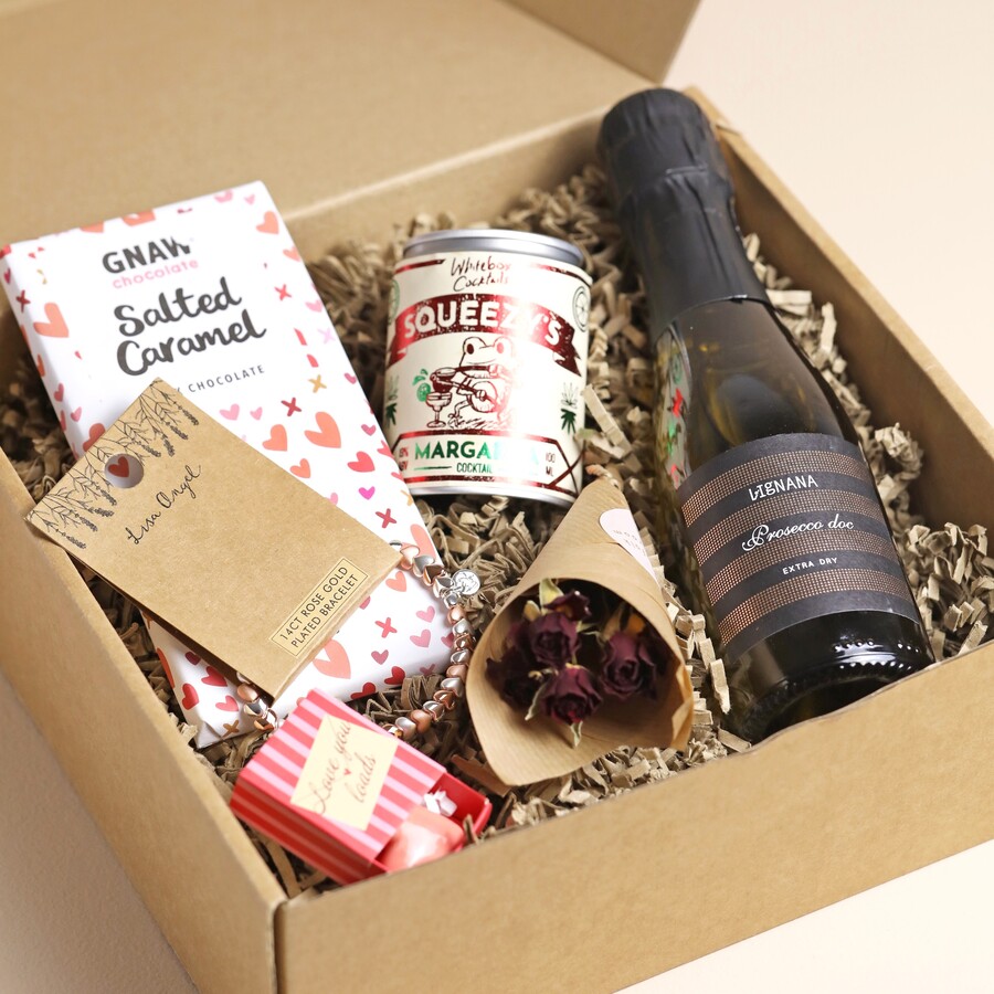 Valentine's Day Build Your Own Gift Hamper Open to see Selection of Product Options Inside