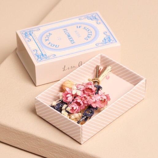 Close-up of Posy in Sister Tiny Matchbox