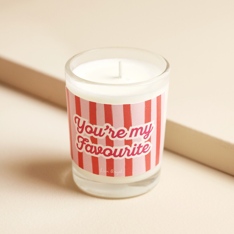You're My Favourite Scented Mini Candle Homeware Lisa Angel