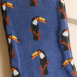 Mr Sparrow Men's Bamboo Toucan Socks Pattern