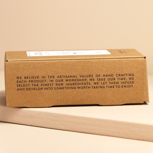 Side of Norfolk Natural Living Set of 3 Hand Creams packaging showing information